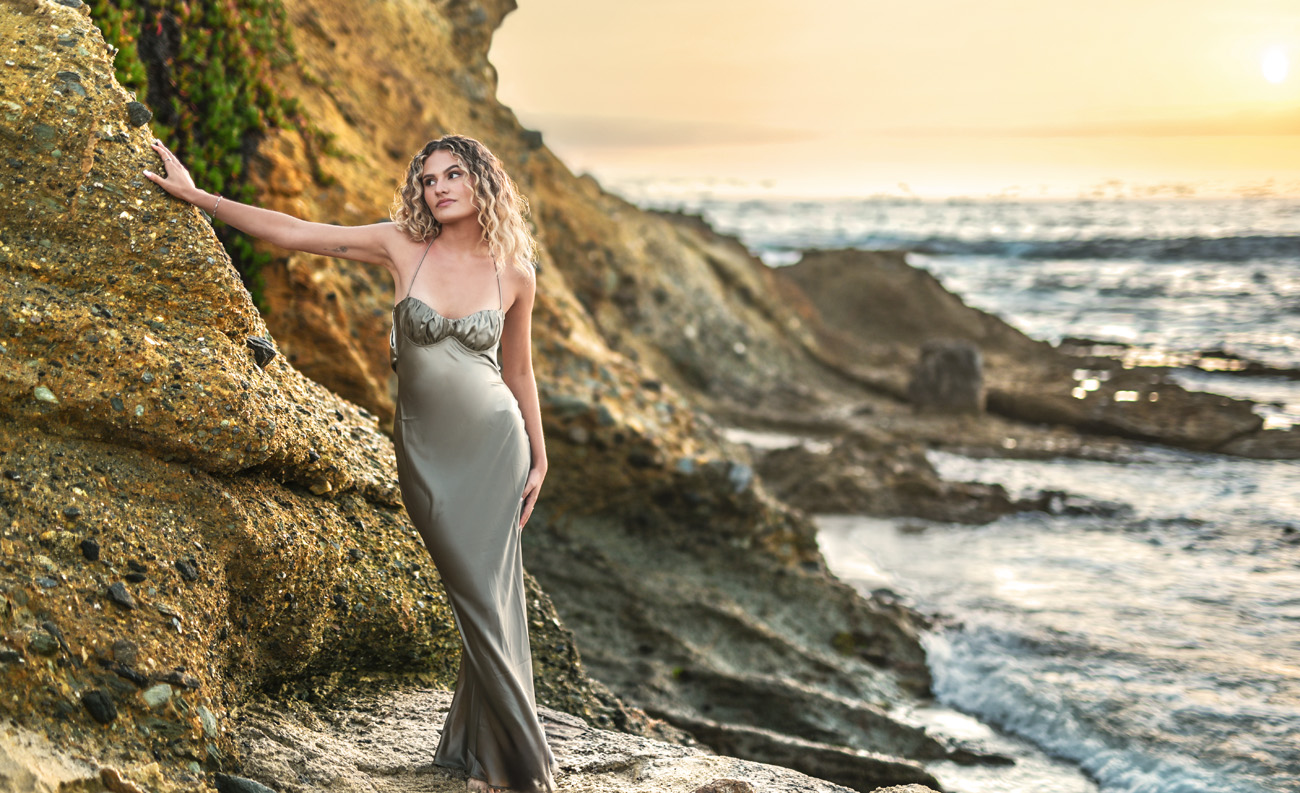 marbella sunset fashion photoshoot